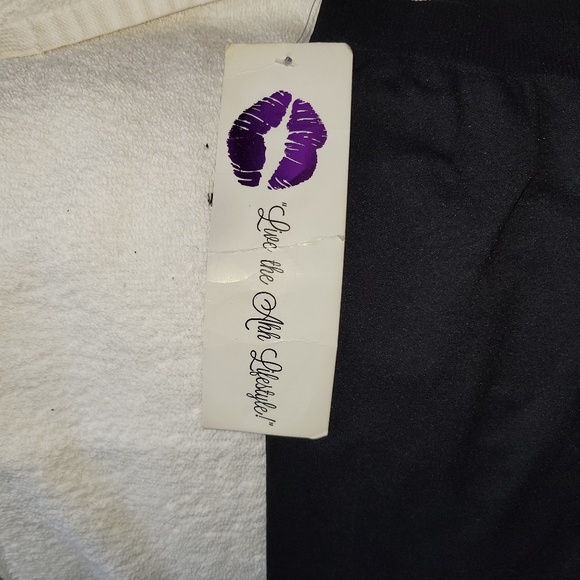 Rhonda shear mixed media footless tights - Picture 4 of 5